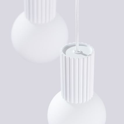 Lustra ar auklu HALO 3xG9/8W/230V d. 25 cm balta