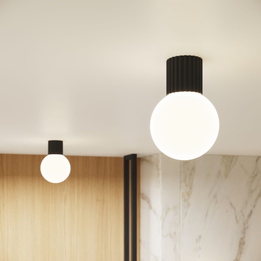 Vannas istabas griestu lampa HALO 1xG9/8W/230V d. 12 cm IP44 melna