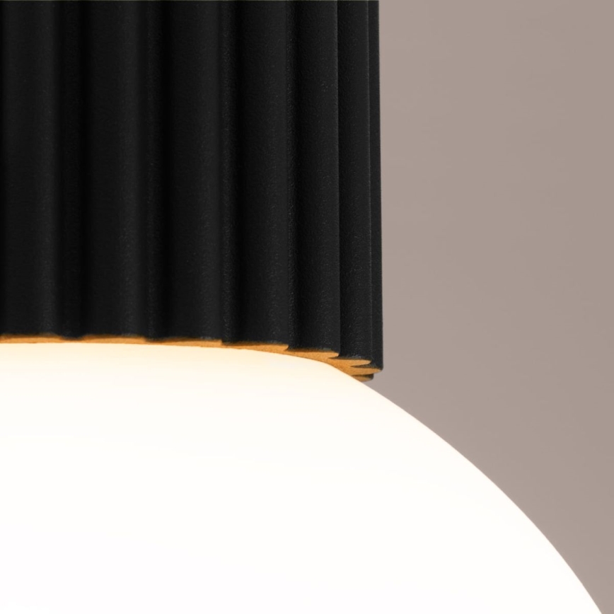 Vannas istabas griestu lampa HALO 1xG9/8W/230V d. 12 cm IP44 melna