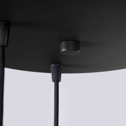 Lustra ar auklu HALO 3xG9/8W/230V d. 25 cm melna