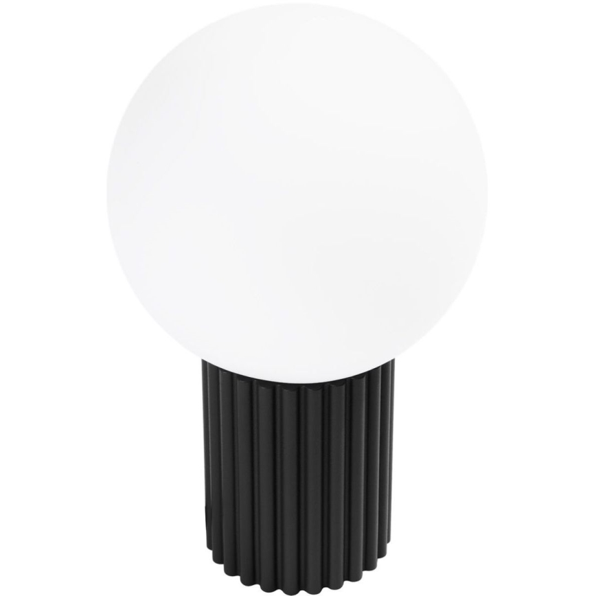 Galda lampa HALO 1xG9/8W/230V d. 12 cm melna