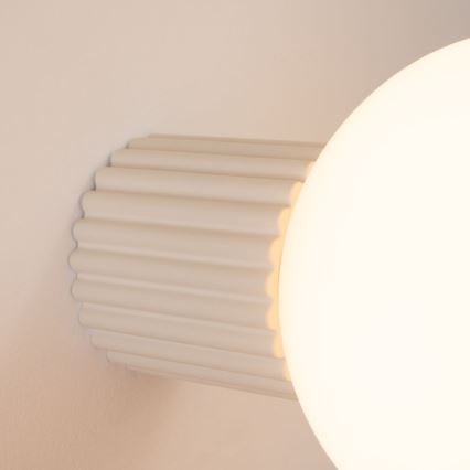 Vannas istabas sienas lampa HALO 1xG9/8W/230V d. 12 cm IP44 krēmkrāsa