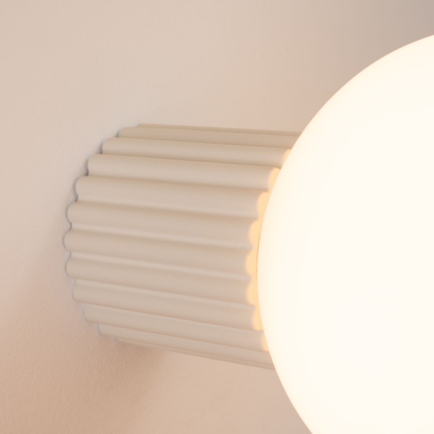 Vannas istabas sienas lampa HALO 1xG9/8W/230V d. 12 cm IP44 krēmkrāsa