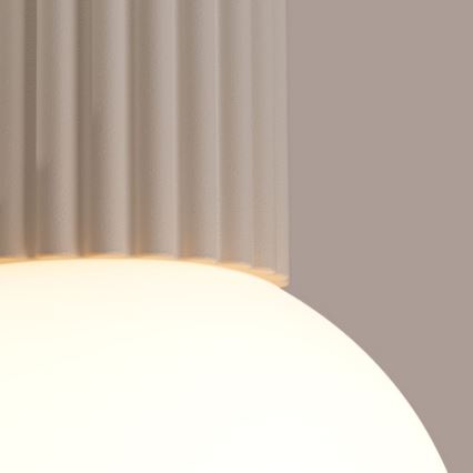 Vannas istabas griestu lampa HALO 1xG9/8W/230V d. 12 cm IP44 krēmkrāsa