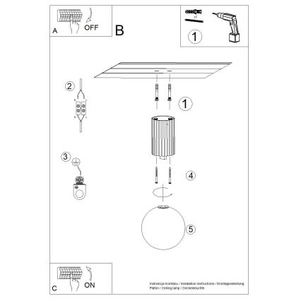 Vannas istabas griestu lampa HALO 1xG9/8W/230V d. 12 cm IP44 krēmkrāsa