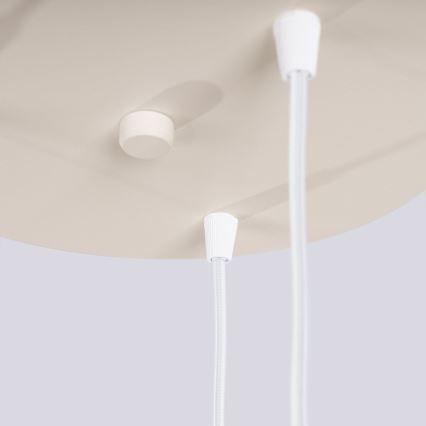 Lustra ar auklu HALO 3xG9/8W/230V d. 25 cm krēmkrāsa