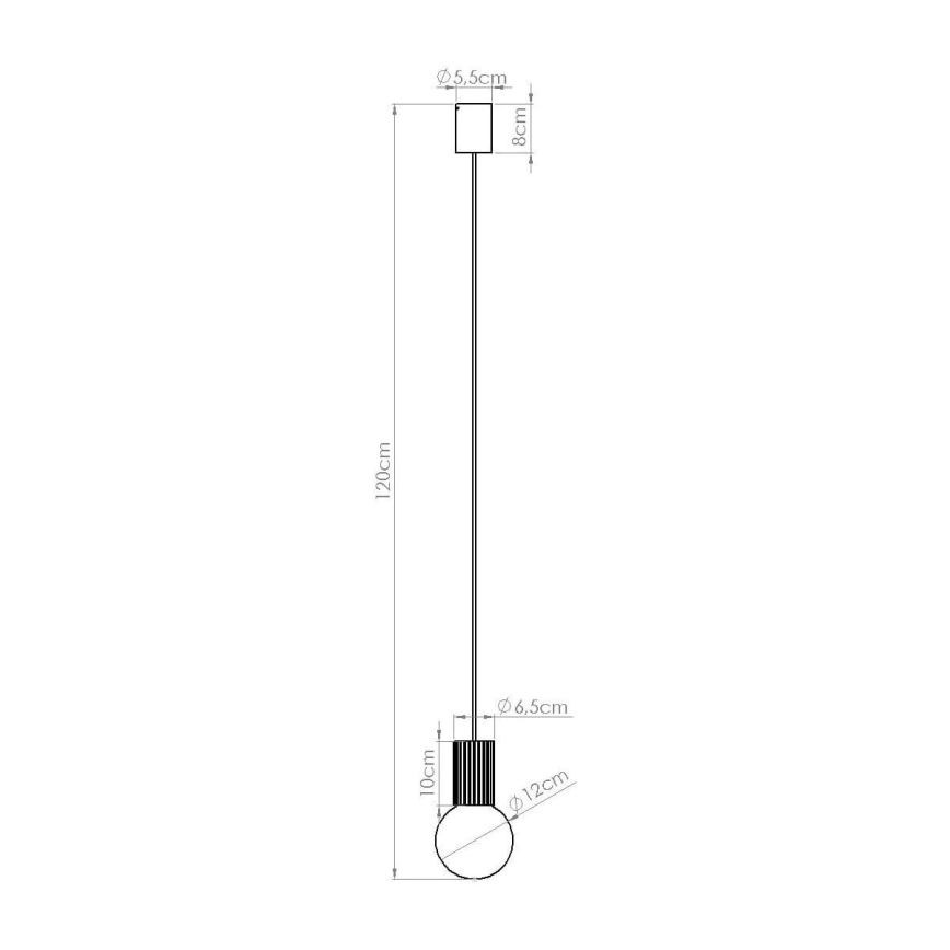 Lustra ar auklu HALO 1xG9/8W/230V d. 12 cm zaļa