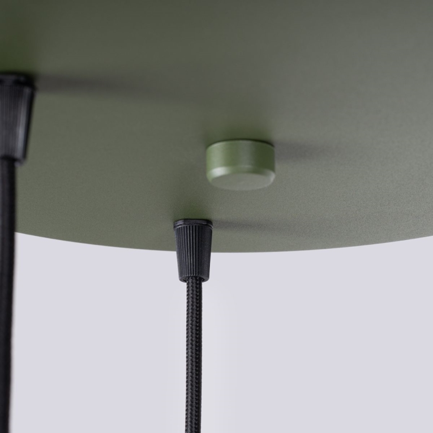 Lustra ar auklu HALO 3xG9/8W/230V d. 25 cm zaļa