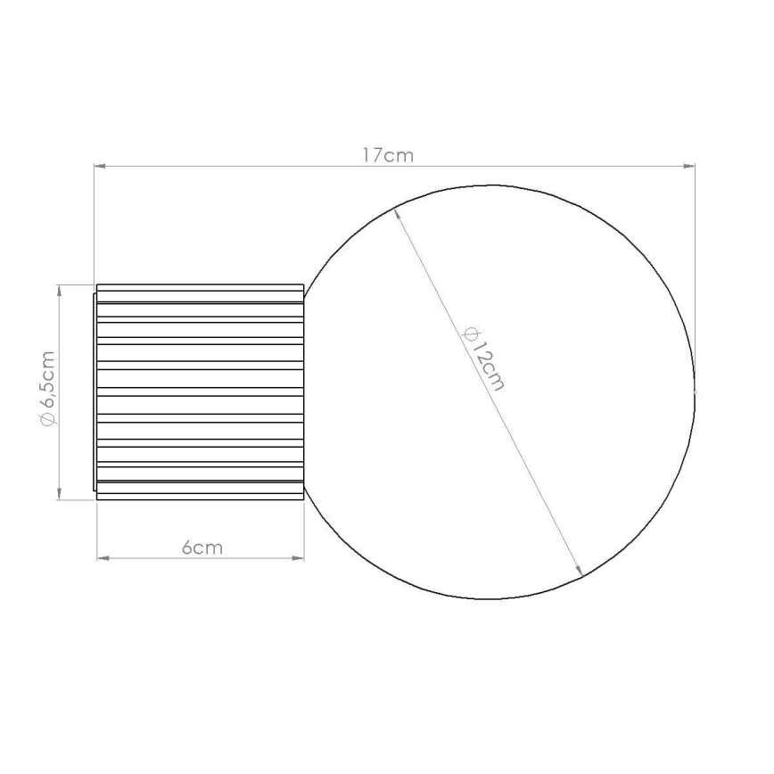 Vannas istabas sienas lampa HALO 1xG9/8W/230V d. 12 cm IP44 oranža