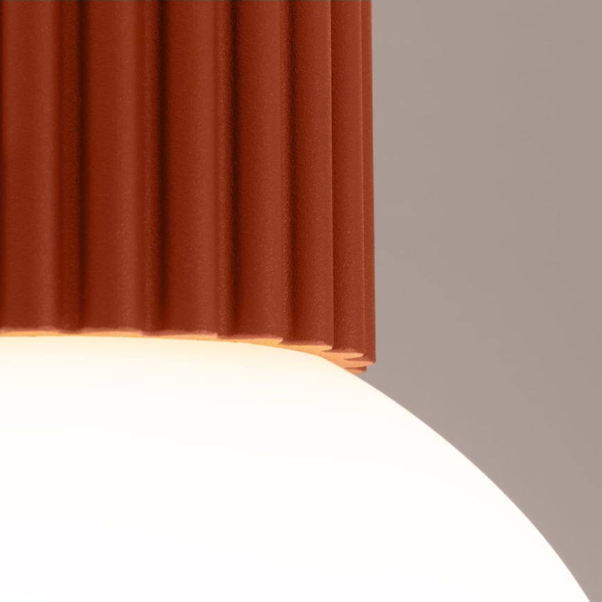 Vannas istabas griestu lampa HALO 1xG9/8W/230V d. 12 cm IP44 oranža
