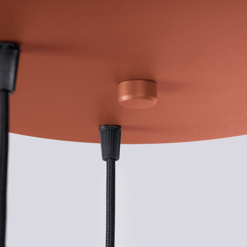 Lustra ar auklu HALO 3xG9/8W/230V d. 25 cm oranža