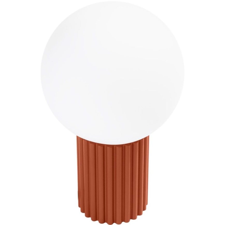 Galda lampa HALO 1xG9/8W/230V d. 12 cm oranža