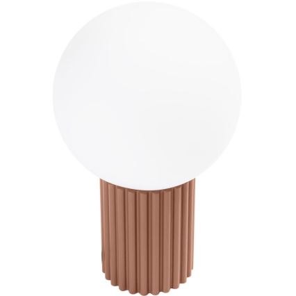 Galda lampa HALO 1xG9/8W/230V d. 12 cm brūna