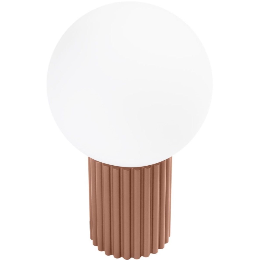 Galda lampa HALO 1xG9/8W/230V d. 12 cm brūna