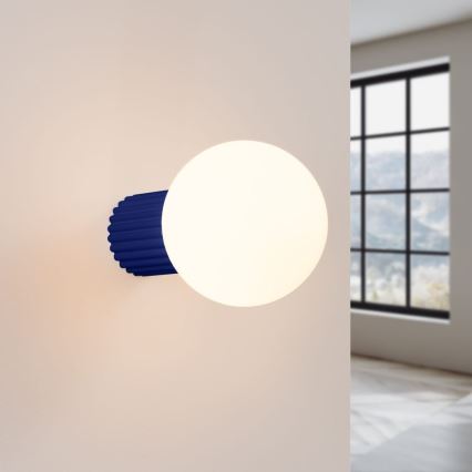 Vannas istabas sienas lampa HALO 1xG9/8W/230V d. 12 cm IP44 zila