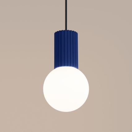 Lustra ar auklu HALO 1xG9/8W/230V d. 12 cm zila
