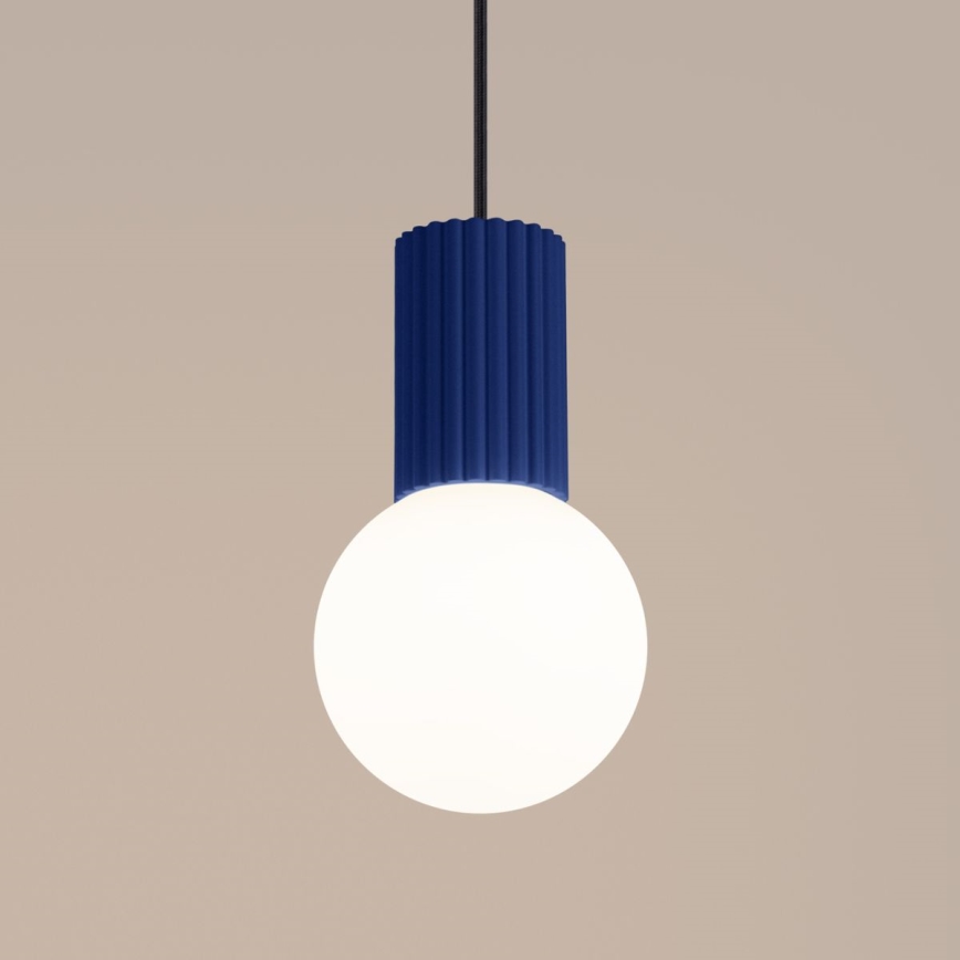 Lustra ar auklu HALO 1xG9/8W/230V d. 12 cm zila