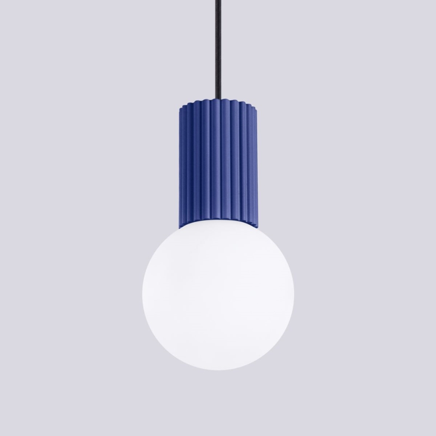 Lustra ar auklu HALO 1xG9/8W/230V d. 12 cm zila