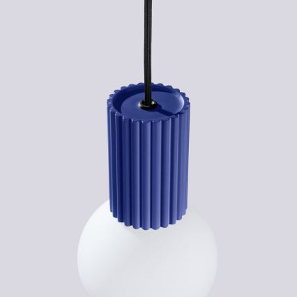 Lustra ar auklu HALO 1xG9/8W/230V d. 12 cm zila