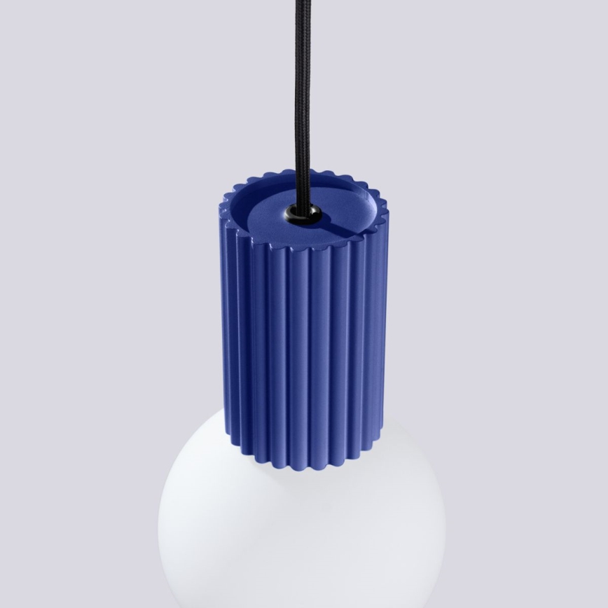 Lustra ar auklu HALO 1xG9/8W/230V d. 12 cm zila