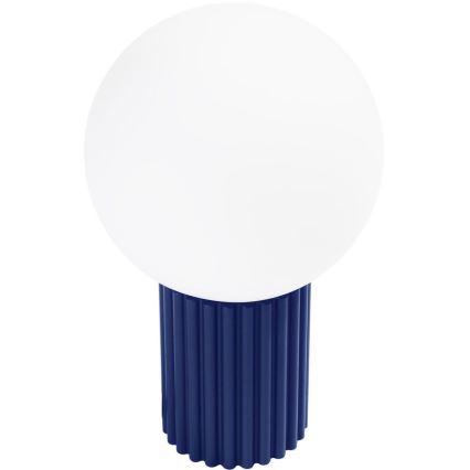 Galda lampa HALO 1xG9/8W/230V d. 12 cm zila