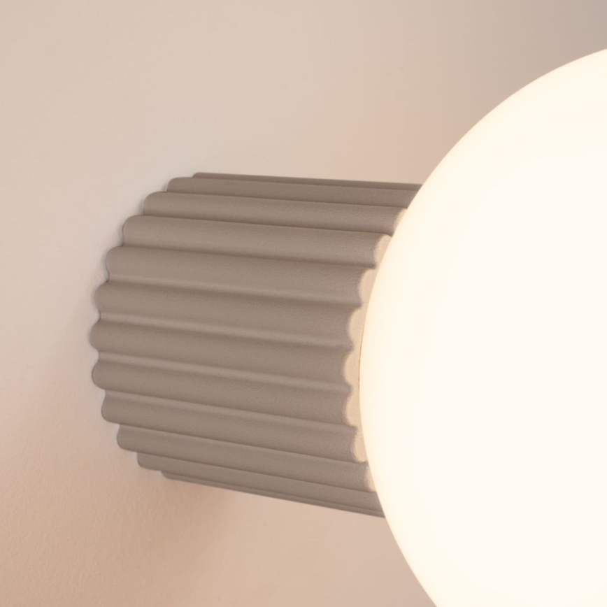 Vannas istabas sienas lampa HALO 1xG9/8W/230V d. 12 cm IP44 bēša