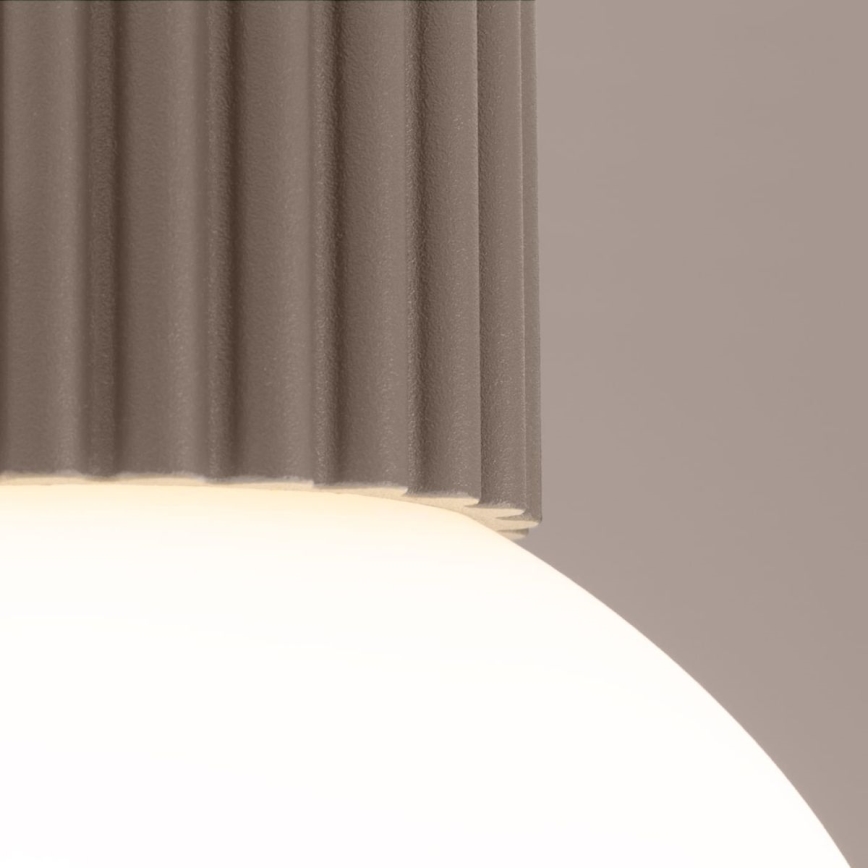 Vannas istabas griestu lampa HALO 1xG9/8W/230V d. 12 cm IP44 bēša