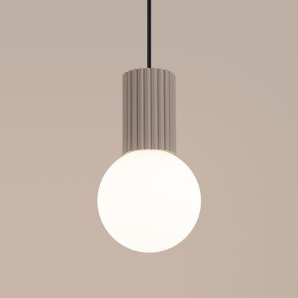 Lustra ar auklu HALO 1xG9/8W/230V d. 12 cm bēša