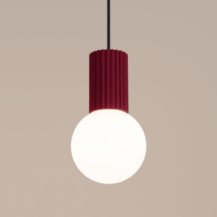 Lustra ar auklu HALO 1xG9/8W/230V d. 12 cm sarkana