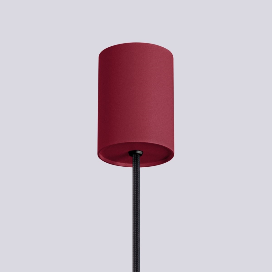 Lustra ar auklu HALO 1xG9/8W/230V d. 12 cm sarkana