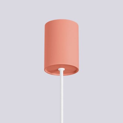 Lustra ar auklu HALO 1xG9/8W/230V d. 12 cm rozā