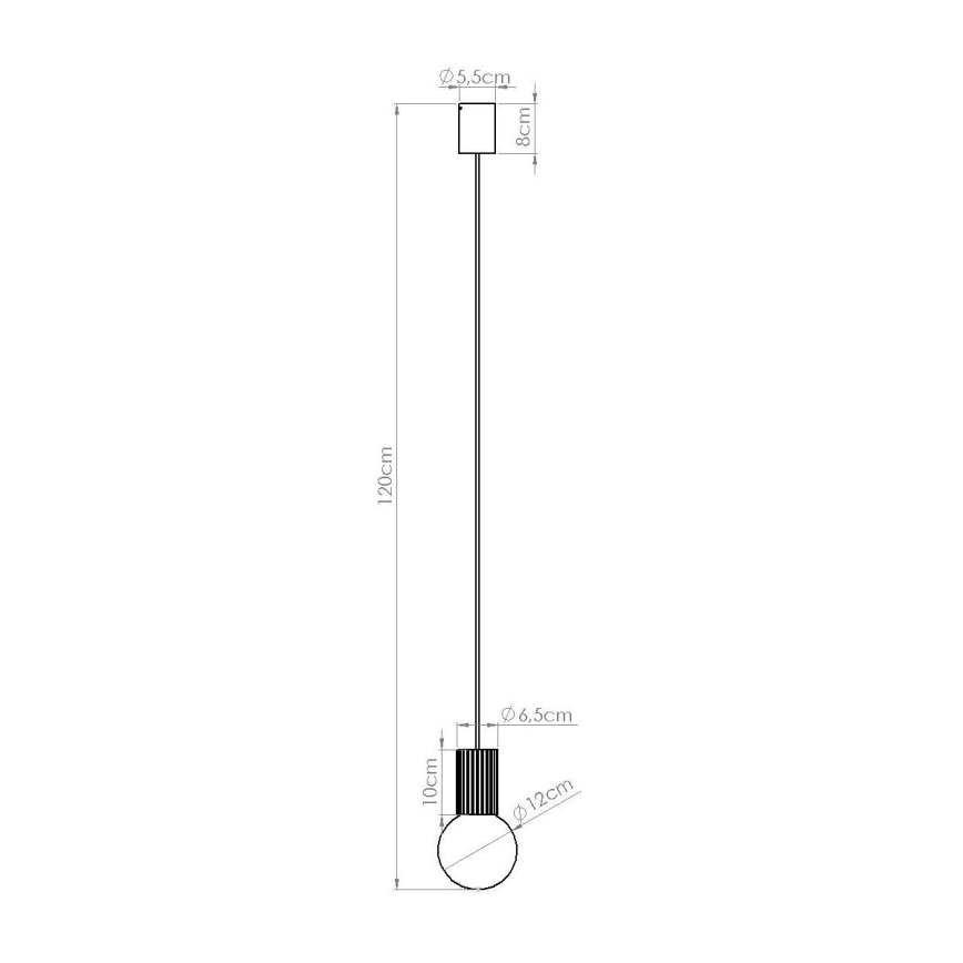Lustra ar auklu HALO 1xG9/8W/230V d. 12 cm rozā