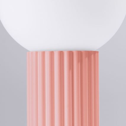 Galda lampa HALO 1xG9/8W/230V d. 12 cm rozā