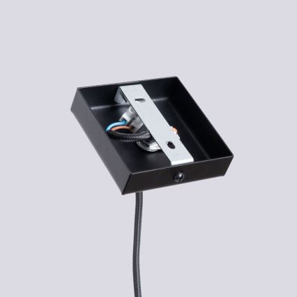 Lustra ar auklu CARO 1xE27/15W/230V dižskābardis