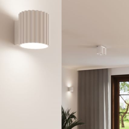 Virziena gaismeklis AURA 2xGU10/10W/230V balts