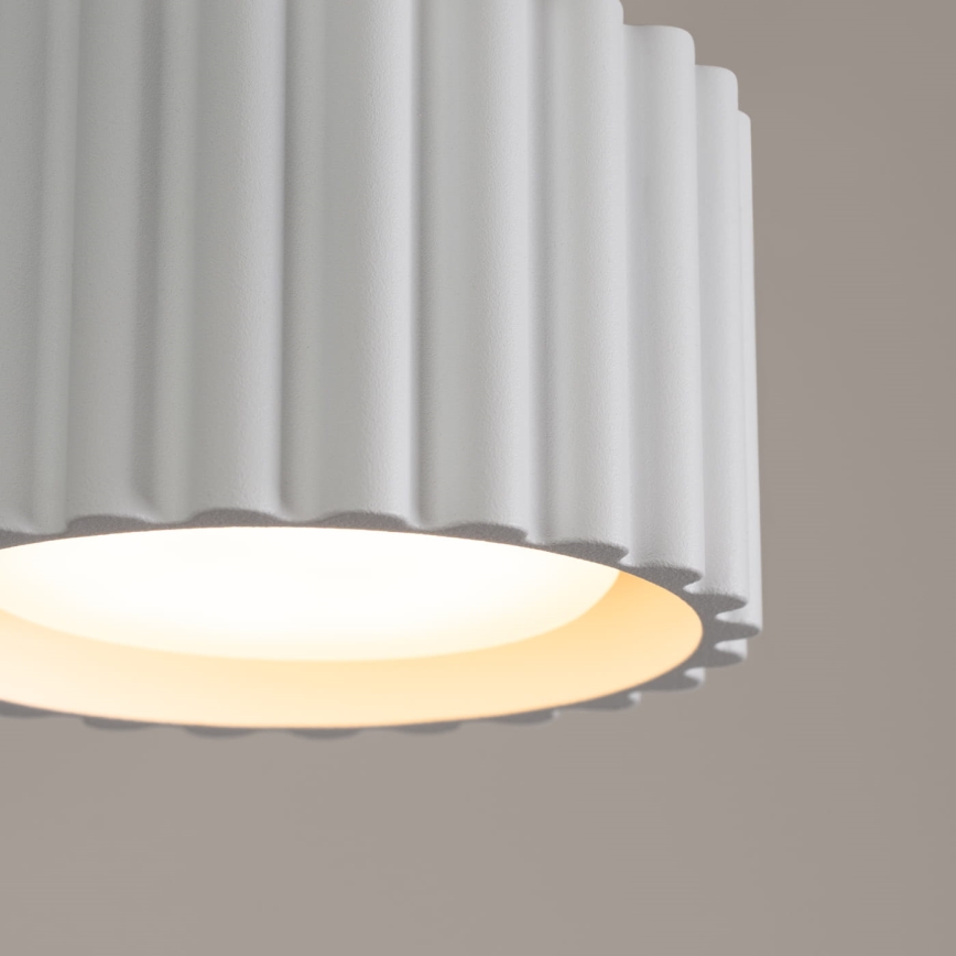 Virziena gaismeklis AURA 1xGX53/10W/230V, Ø 10 cm, balts