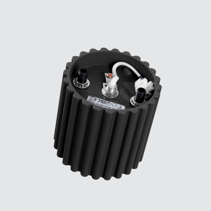 Spota gaismeklis AURA 1xGU10/10W/230V 10 cm melns