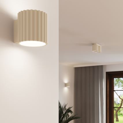 Griestu spot gaismeklis AURA 2xGU10/10W/230V krēmkrāsas