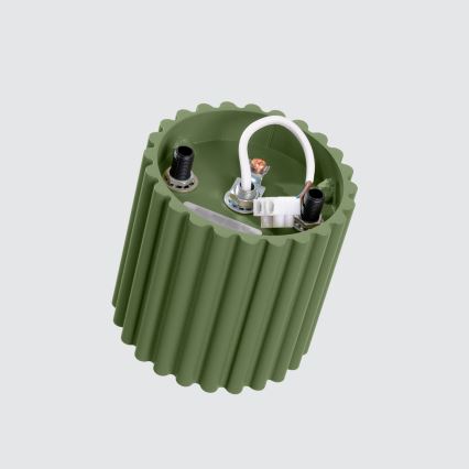 Virziena gaismeklis AURA 1xGU10/10W/230V, Ø 10 cm, zaļš