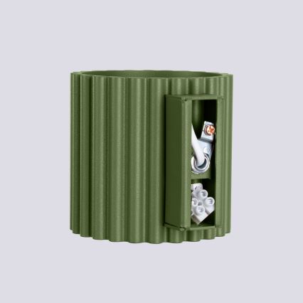 Sienas gaismeklis AURA 1xG9/10W/230V zaļš