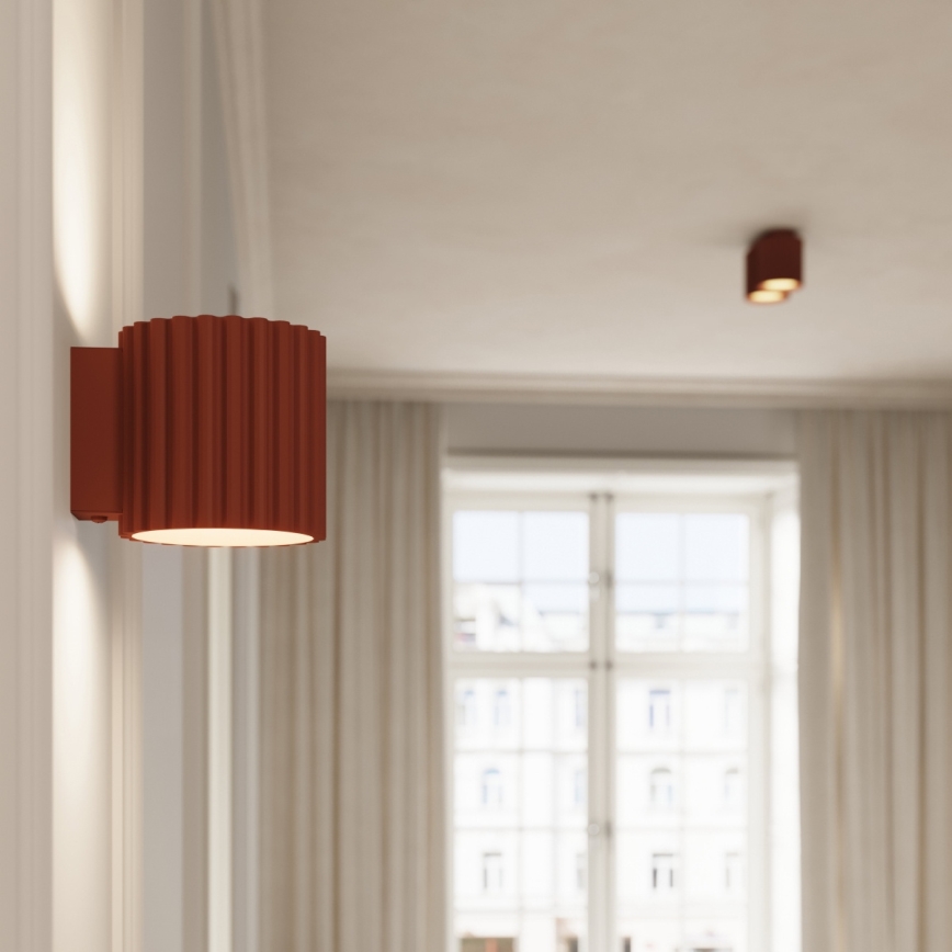 Virziena gaismeklis AURA 2xGU10/10W/230V oranžs