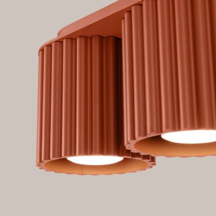Virziena gaismeklis AURA 2xGU10/10W/230V oranžs