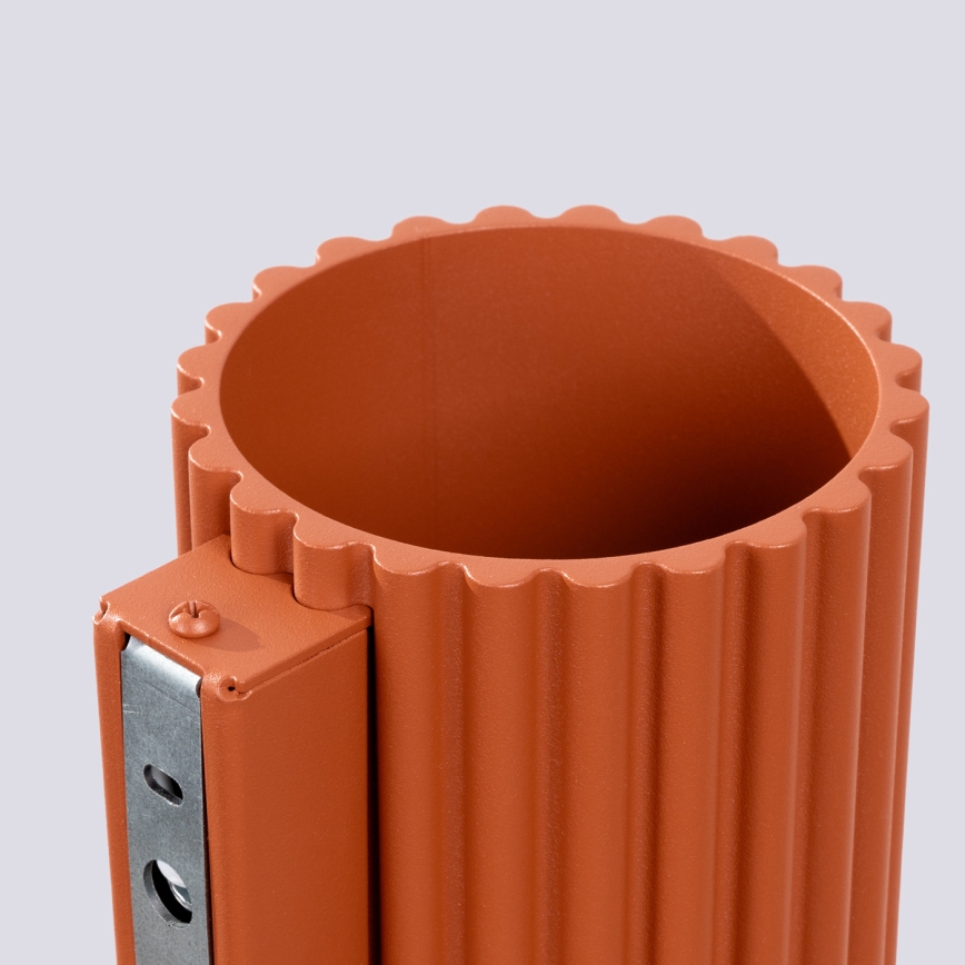 Sienas lampa AURA 1xG9/10W/230V oranžā