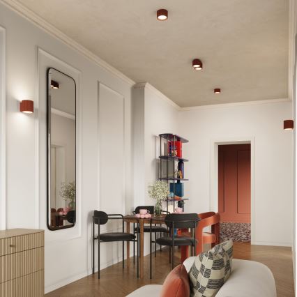 Virziena gaismeklis AURA 1xGX53/10W/230V, 6 cm, oranžs