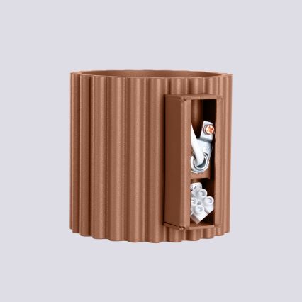 Sienas gaismeklis AURA 1xG9/10W/230V brūns