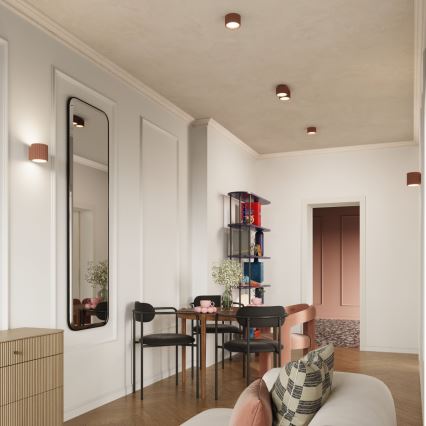 Virziena gaismeklis AURA 2xGX53/10W/230V brūns