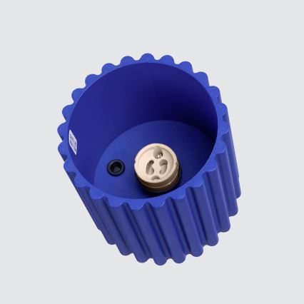 Virziena gaismeklis AURA 1xGU10/10W/230V 10 cm zils