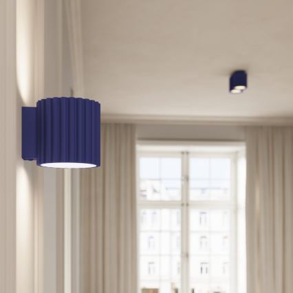 Virziena gaismeklis AURA 2xGU10/10W/230V zils
