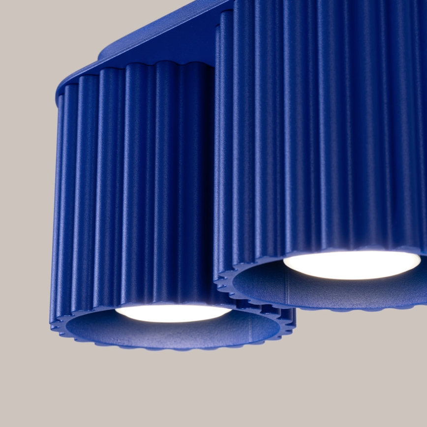 Virziena gaismeklis AURA 2xGU10/10W/230V zils