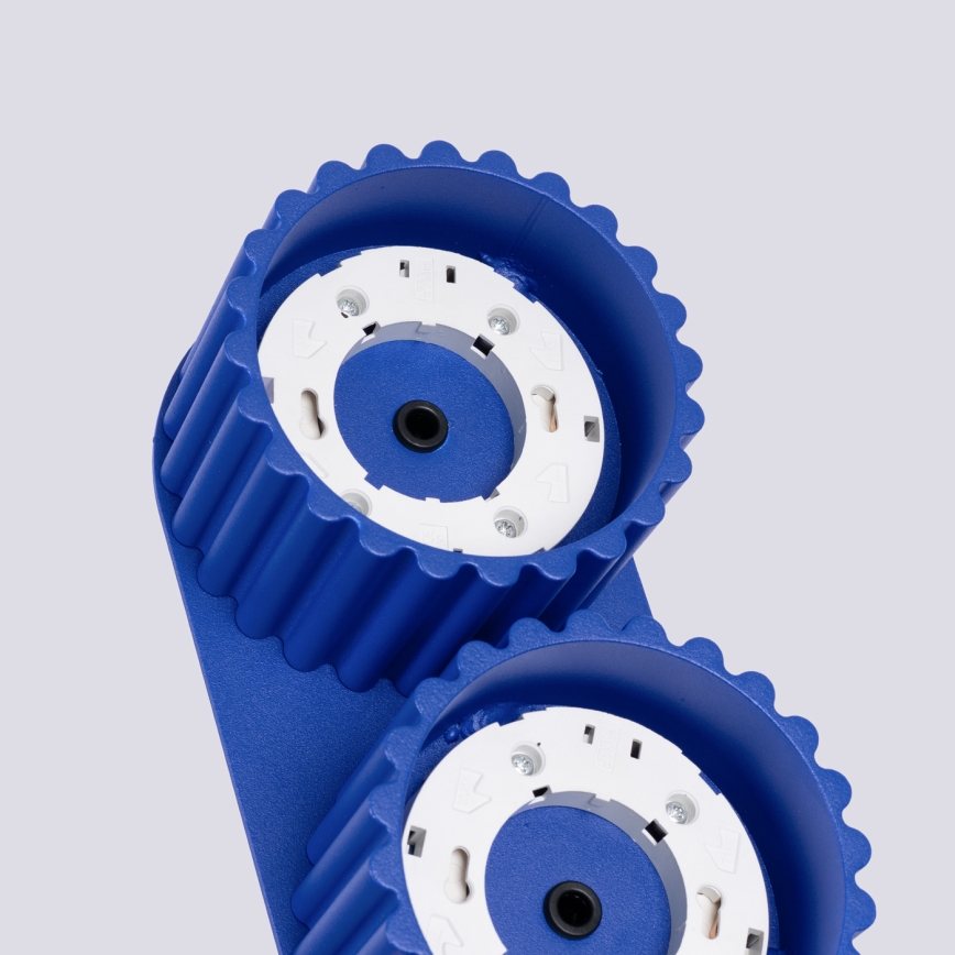 Virziena gaismeklis AURA 2xGX53/10W/230V zils